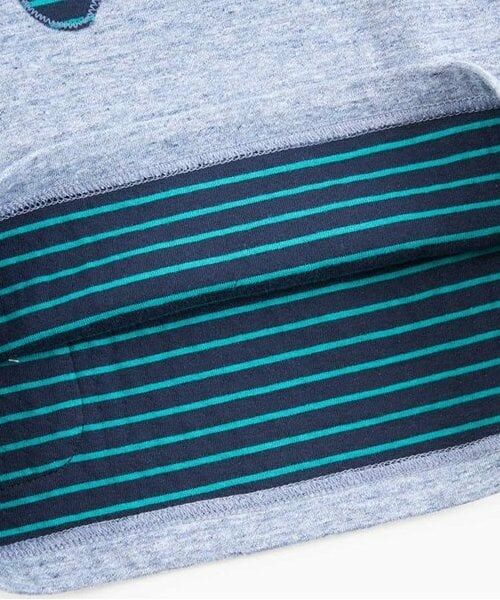 KP / ケーピー Tシャツ | KPBOY クマモチーフの接結ボーダー天竺長袖Ｔシャツ(80～110) | 詳細9