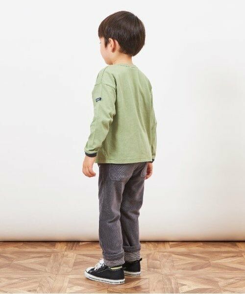 KP / ケーピー Tシャツ | KPBOY シリコンブロックプリント長袖Ｔシャツ(80～150) | 詳細12