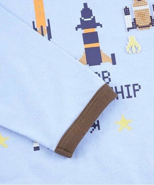 KP / ケーピー Tシャツ | KPBOY シリコンブロックプリント長袖Ｔシャツ(80～150) | 詳細4