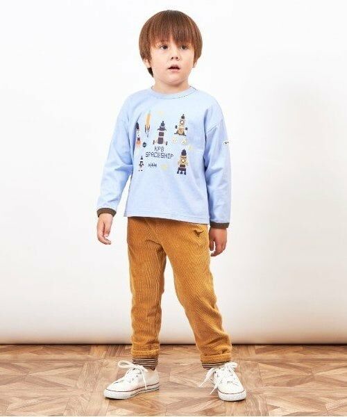 KP / ケーピー Tシャツ | KPBOY シリコンブロックプリント長袖Ｔシャツ(80～150) | 詳細9