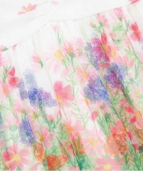 KP / ケーピー Tシャツ | KP 花柄チュールレイヤードチュニック(80～150) | 詳細3