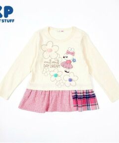 KP / ケーピー Tシャツ | KP うさぎアップリケ長袖チュニック(80～140)