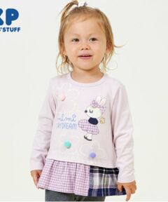 KP / ケーピー Tシャツ | KP うさぎアップリケ長袖チュニック(80～140)