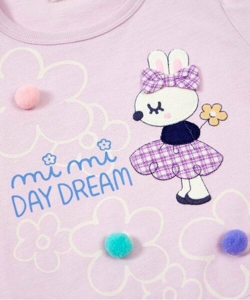 KP / ケーピー Tシャツ | KP うさぎアップリケ長袖チュニック(80～140) | 詳細5