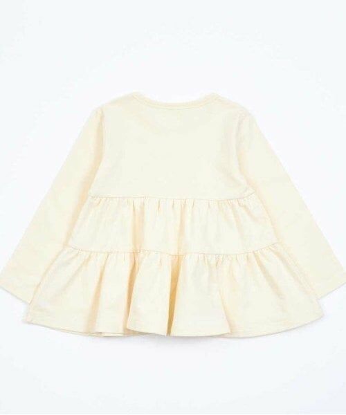 KP / ケーピー Tシャツ | KP うさぎ刺しゅうティアードチュニック(80～140) | 詳細1