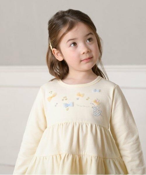 KP / ケーピー Tシャツ | KP うさぎ刺しゅうティアードチュニック(80～140) | 詳細10