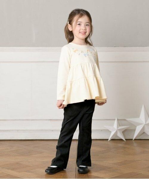 KP / ケーピー Tシャツ | KP うさぎ刺しゅうティアードチュニック(80～140) | 詳細11