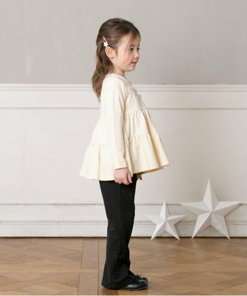 KP / ケーピー Tシャツ | KP うさぎ刺しゅうティアードチュニック(80～140) | 詳細8