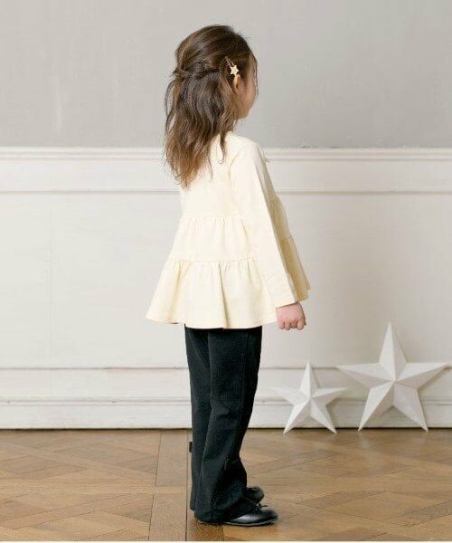 KP / ケーピー Tシャツ | KP うさぎ刺しゅうティアードチュニック(80～140) | 詳細9