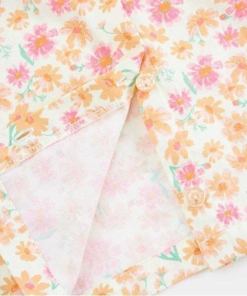 KP / ケーピー シャツ・ブラウス | KP ビッグカラーコスモス柄ブラウス(100～150) | 詳細10