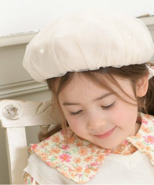 KP / ケーピー シャツ・ブラウス | KP ビッグカラーコスモス柄ブラウス(100～150) | 詳細18