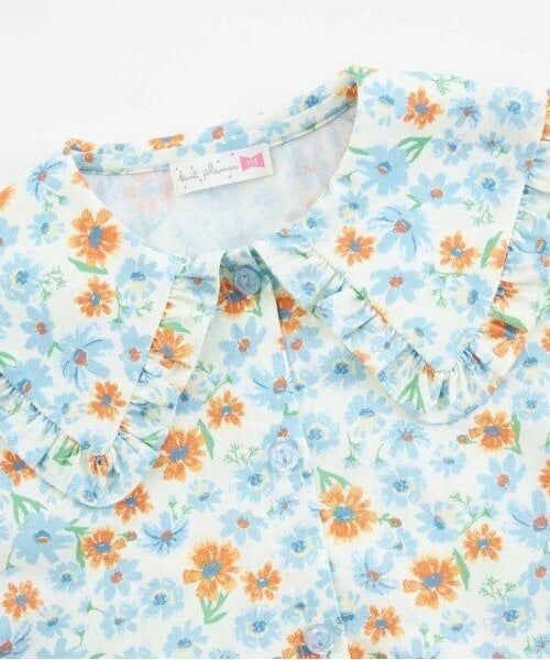 KP / ケーピー シャツ・ブラウス | KP ビッグカラーコスモス柄ブラウス(100～150) | 詳細3