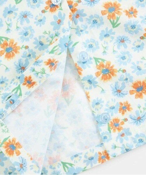 KP / ケーピー シャツ・ブラウス | KP ビッグカラーコスモス柄ブラウス(100～150) | 詳細6