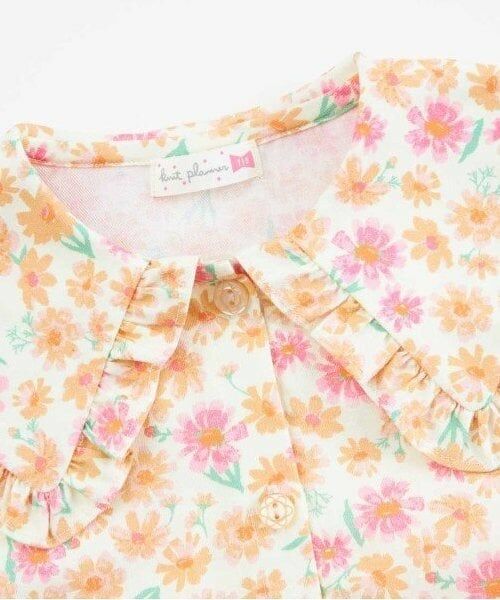 KP / ケーピー シャツ・ブラウス | KP ビッグカラーコスモス柄ブラウス(100～150) | 詳細7