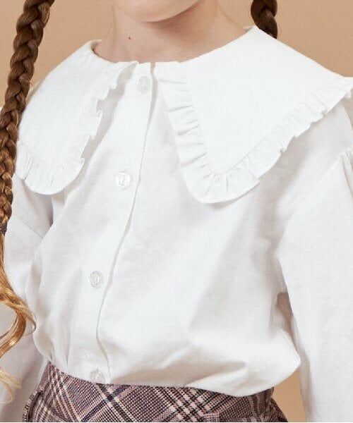 KP / ケーピー シャツ・ブラウス | KP ビッグカラーブラウス(100～150) | 詳細3