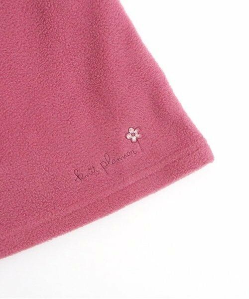 KP / ケーピー ダウンジャケット・ベスト | KP 編み花付き袖ニットフリースベスト(80～130) | 詳細6