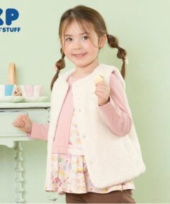 KP / ケーピー ダウンジャケット・ベスト | KP キルト&ボア リバーシブルベスト(90～150)