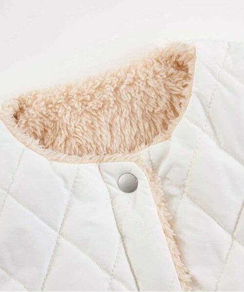KP / ケーピー ダウンジャケット・ベスト | KP キルト&ボア リバーシブルベスト(90～150) | 詳細14