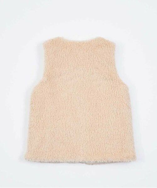 KP / ケーピー ダウンジャケット・ベスト | KP キルト&ボア リバーシブルベスト(90～150) | 詳細2