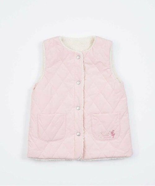 KP / ケーピー ダウンジャケット・ベスト | KP キルト&ボア リバーシブルベスト(90～150) | 詳細6