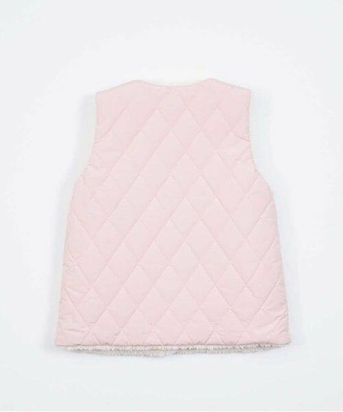 KP / ケーピー ダウンジャケット・ベスト | KP キルト&ボア リバーシブルベスト(90～150) | 詳細7