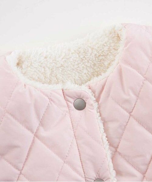 KP / ケーピー ダウンジャケット・ベスト | KP キルト&ボア リバーシブルベスト(90～150) | 詳細9