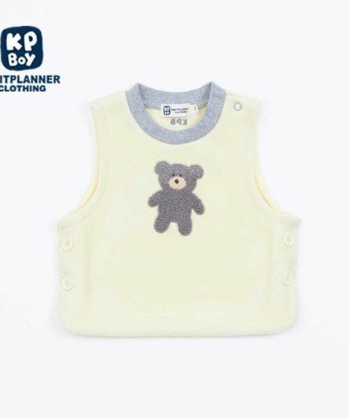 KP / ケーピー ベビー・キッズウエア | KPBOY フリースベスト（クリーム）