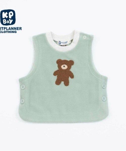 KP / ケーピー ベビー・キッズウエア | KPBOY フリースベスト（ミント）