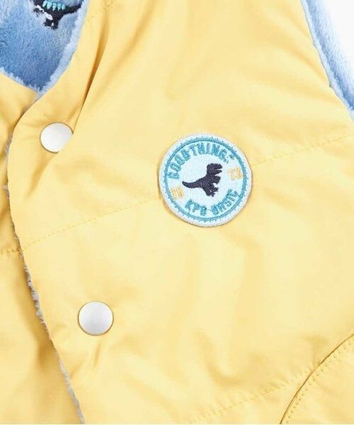 KP / ケーピー ダウンジャケット・ベスト | KPBOY 恐竜リバーシブル裏ボア中綿ベスト(80～130) | 詳細18