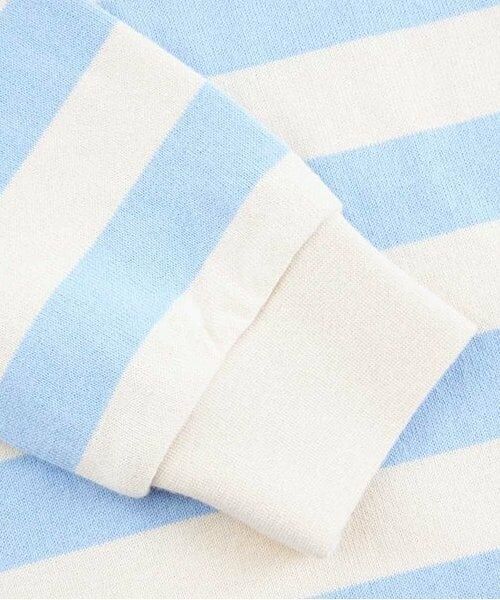 KP / ケーピー ポロシャツ | KPBOY ワッペン付き太ボーダー長袖ラガーシャツ(90～140) | 詳細8