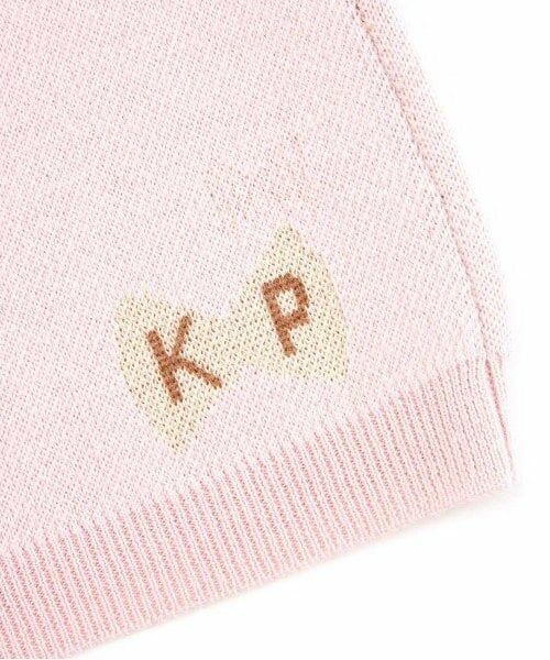 KP / ケーピー ダウンジャケット・ベスト | KP うさぎ＆ネコ ニットベスト(90～150) | 詳細9