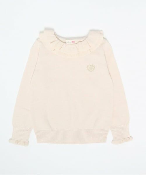 KP / ケーピー ニット・セーター | KP フリル襟セーター(80～150) | 詳細1