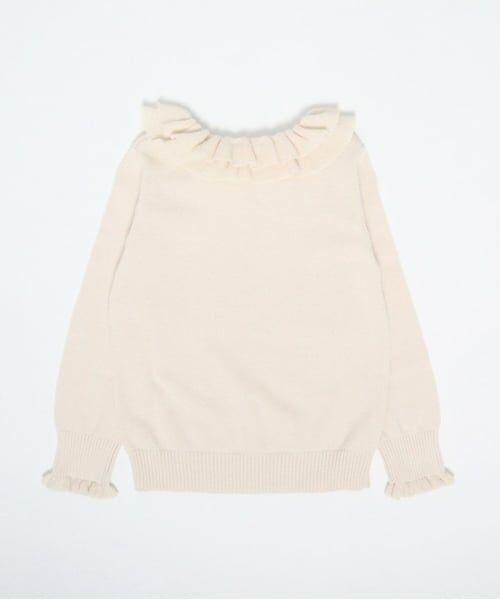 KP / ケーピー ニット・セーター | KP フリル襟セーター(80～150) | 詳細13