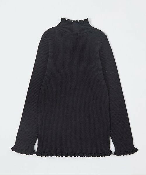 KP / ケーピー ニット・セーター | KP ハイネックリブ編みセーター(100～160) | 詳細1