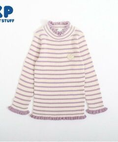 KP / ケーピー ニット・セーター | KP リブ編みボーダーハイネックセーター(80～90)