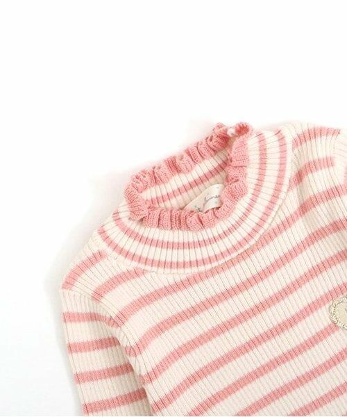 KP / ケーピー ニット・セーター | KP リブ編みボーダーハイネックセーター(80～90) | 詳細11