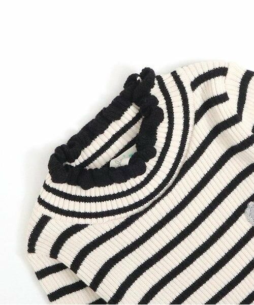 KP / ケーピー ニット・セーター | KP リブ編みボーダーハイネックセーター(80～90) | 詳細5