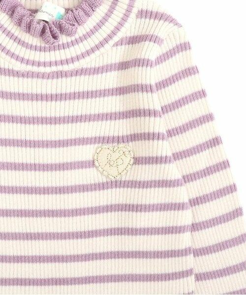 KP / ケーピー ニット・セーター | KP リブ編みボーダーハイネックセーター(80～90) | 詳細7