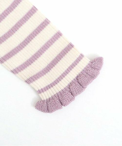 KP / ケーピー ニット・セーター | KP リブ編みボーダーハイネックセーター(80～90) | 詳細9