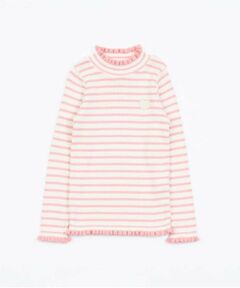 KP / ケーピー ニット・セーター | KP リブ編みボーダーハイネックセーター(100～150)