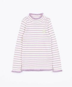 KP / ケーピー ニット・セーター | KP リブ編みボーダーハイネックセーター(100～150)