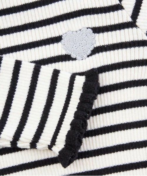 KP / ケーピー ニット・セーター | KP リブ編みボーダーハイネックセーター(100～150) | 詳細4