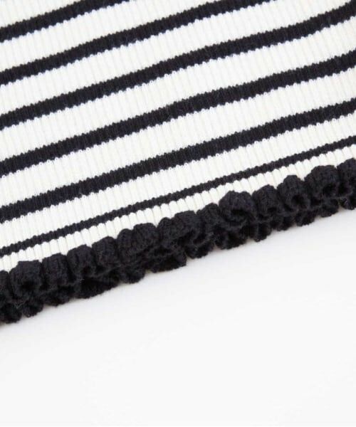 KP / ケーピー ニット・セーター | KP リブ編みボーダーハイネックセーター(100～150) | 詳細6