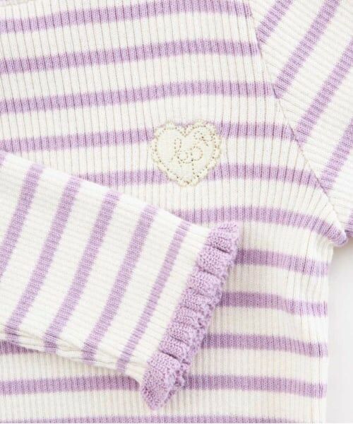 KP / ケーピー ニット・セーター | KP リブ編みボーダーハイネックセーター(100～150) | 詳細7