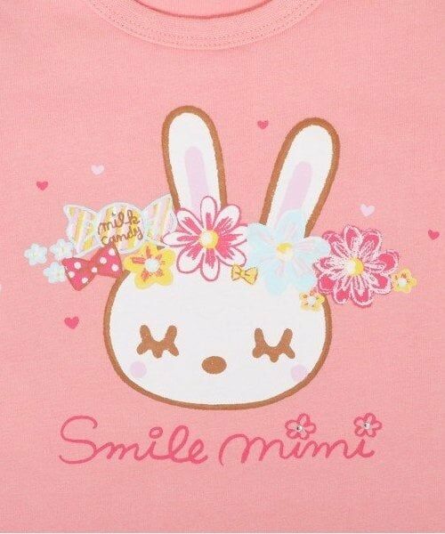 KP / ケーピー Tシャツ | KP 花冠うさぎプリント長袖Tシャツ(80～90) | 詳細5