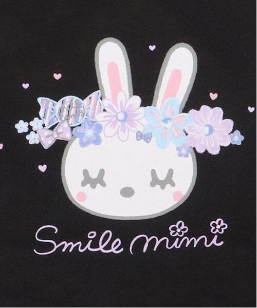 KP / ケーピー Tシャツ | KP 花冠うさぎプリント長袖Tシャツ(100～160) | 詳細10