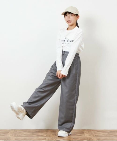 KP / ケーピー Tシャツ | troislapins チュールキャミ＆長袖Tシャツセット(140～160) | 詳細13