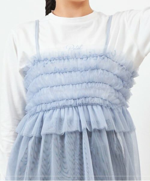 KP / ケーピー Tシャツ | troislapins チュールキャミ＆長袖Tシャツセット(140～160) | 詳細18