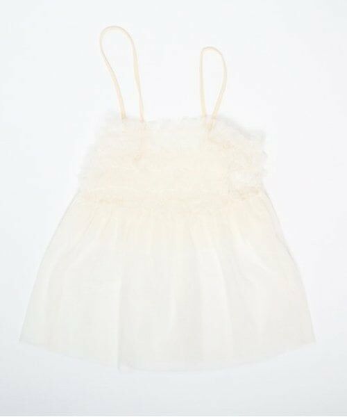 KP / ケーピー Tシャツ | troislapins チュールキャミ＆長袖Tシャツセット(140～160) | 詳細3