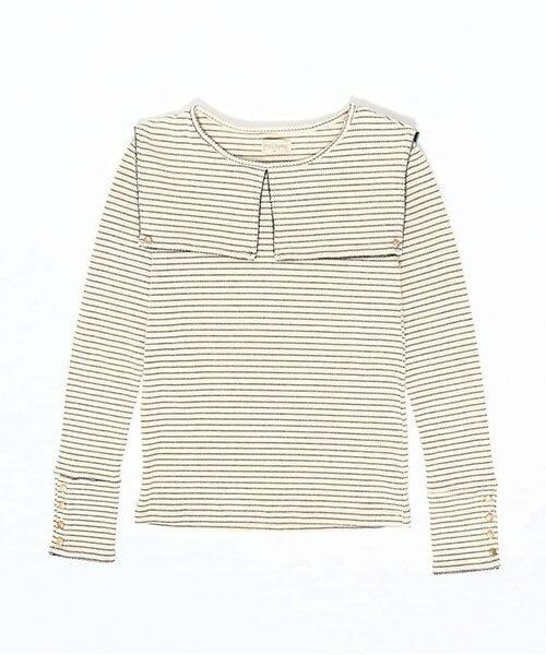 KP / ケーピー Tシャツ | troislapins セーラーカラー長袖プルオーバー(140～160) | 詳細12